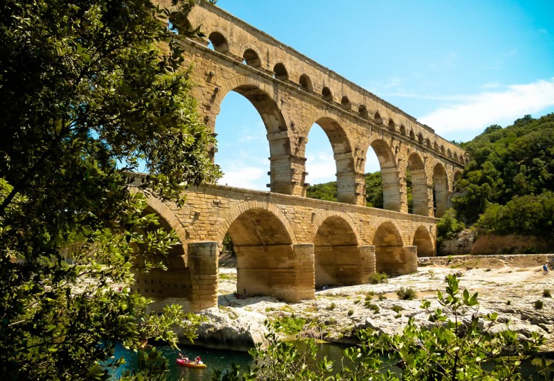 Le fameux pont du Gard